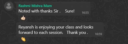 Reyansh Feedback